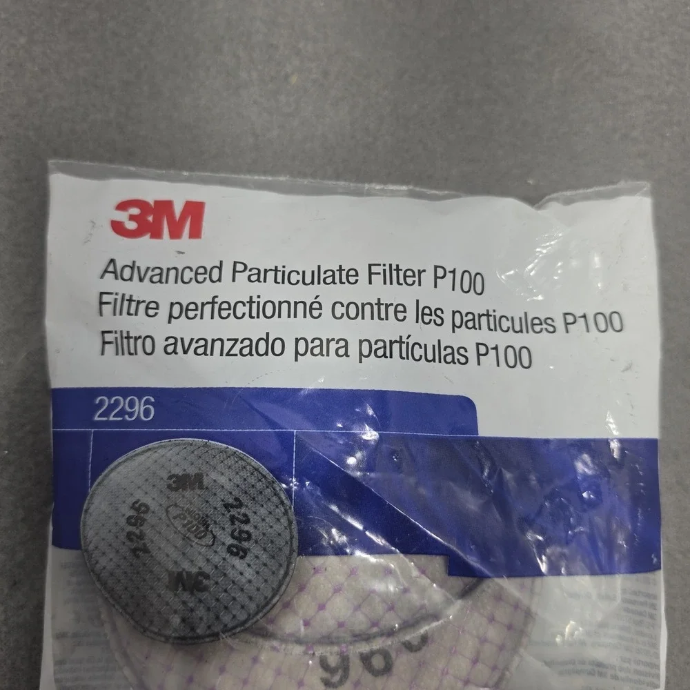 3M 2296 Advanced P 100 Acid Gas Replacement Respiratory Protection Filter. E
